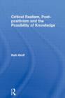 Critical Realism, Post-positivism and the Possibility of Knowledge - Book