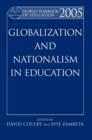 World Yearbook of Education 2005 : Globalization and Nationalism in Education - Book