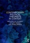 Contemporary Political Theorists in Context - Book