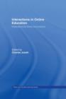 Interactions in Online Education : Implications for Theory and Practice - Book