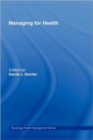 Managing for Health - Book