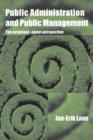 Public Administration & Public Management : The Principal-Agent Perspective - Book
