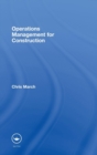 Operations Management for Construction - Book