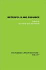 Metropolis and Province : Science in British Culture, 1780 - 1850 - Book