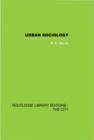 Urban Sociology - Book