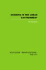 Meaning in the Urban Environment - Book