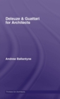 Deleuze & Guattari for Architects - Book