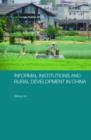 Informal Institutions and Rural Development in China - Book