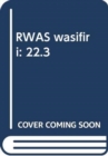 RWAS wasifiri : 22.3 - Book