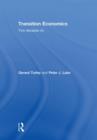 Transition Economics : Two Decades On - Book