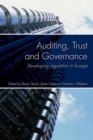 Auditing, Trust and Governance : Developing Regulation in Europe - Book