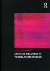 Critical Readings in Translation Studies - Book
