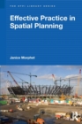 Effective Practice in Spatial Planning - Book