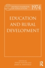 World Yearbook of Education 1974 : Education and Rural Development - Book