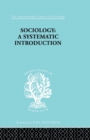 Sociology : A Systematic Introduction - Book