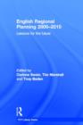 English Regional Planning 2000-2010 : Lessons for the Future - Book