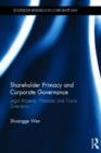Shareholder Primacy and Corporate Governance : Legal Aspects, Practices and Future Directions - Book