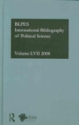 IBSS: Political Science: 2008 Vol.57 : International Bibliography of the Social Sciences - Book