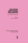 Political and Social Philosophy (Routledge Library Editions: Political Science Volume 30) - Book