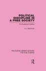 Political Discipline in a Free Society - Book
