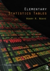 Elementary Statistics Tables - Book