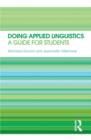 Doing Applied Linguistics : A guide for students - Book