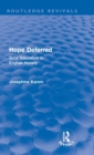 Hope Deferred (Routledge Revivals) : Girls' Education in English History - Book