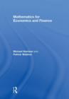 Mathematics for Economics and Finance - Book