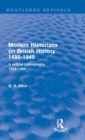 Modern Historians on British History 1485-1945 (Routledge Revivals) : A Critical Bibliography 1945-1969 - Book