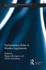 Parliamentary Roles in Modern Legislatures - Book