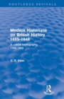 Modern Historians on British History 1485-1945 (Routledge Revivals) : A Critical Bibliography 1945-1969 - Book