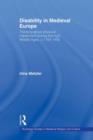 Disability in Medieval Europe : Thinking about Physical Impairment in the High Middle Ages, c.1100–c.1400 - Book