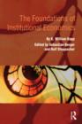 The Foundations of Institutional Economics - Book