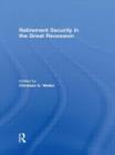 Retirement Security in the Great Recession - Book