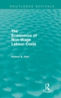 The Economics of Non-Wage Labour Costs (Routledge Revivals) - Book