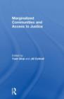 Marginalized Communities and Access to Justice - Book