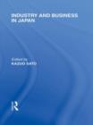 Industry and Business in Japan - Book