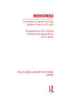 Nihongi : Chronicles of Japan From the Earliest Times to A D 697 - Book