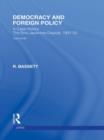 Democracy and Foreign Policy - Book