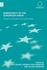 Democracy in the European Union : Towards the Emergence of a Public Sphere - Book