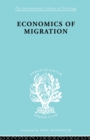Economics of Migration - Book
