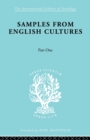 Samples from English Cultures : Part 1 - Book