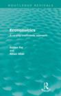 Econometrics (Routledge Revivals) : A Varying Coefficents Approach - Book