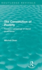 The Constitution of Poverty (Routledge Revivals) : Towards a genealogy of liberal governance - Book