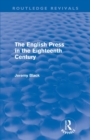 The English Press in the Eighteenth Century (Routledge Revivals) - Book