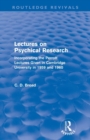 Lectures on Psychical Research (Routledge Revivals) : Incorporating the Perrott Lectures Given in Cambridge University in 1959 and 1960 - Book