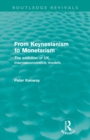 From Keynesianism to Monetarism (Routledge Revivals) : The evolution of UK macroeconometric models - Book
