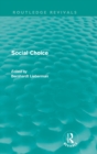 Social Choice (Routledge Revivals) - Book