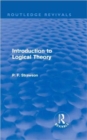 Introduction to Logical Theory (Routledge Revivals) - Book