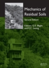 Mechanics of Residual Soils - Book